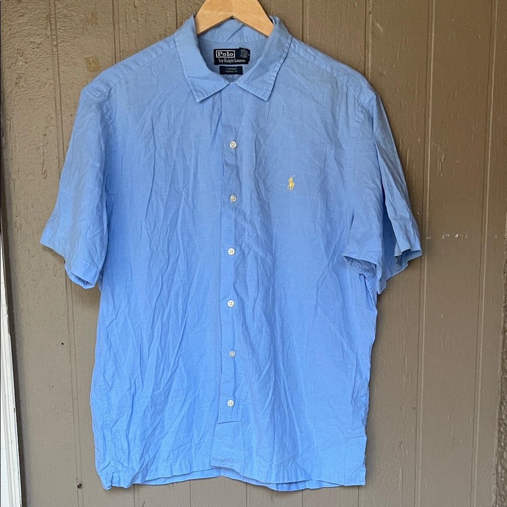 Polo by Ralph Lauren Vintage curham classic fit linen/cotton blend Shirt
